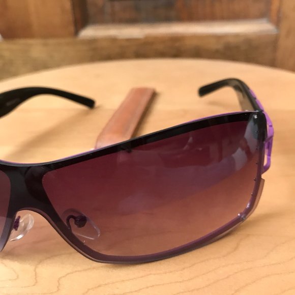 FINAL PRICE - Purple Wrap-Around Full Frame Sunglasses #12 - Picture 7 of 8